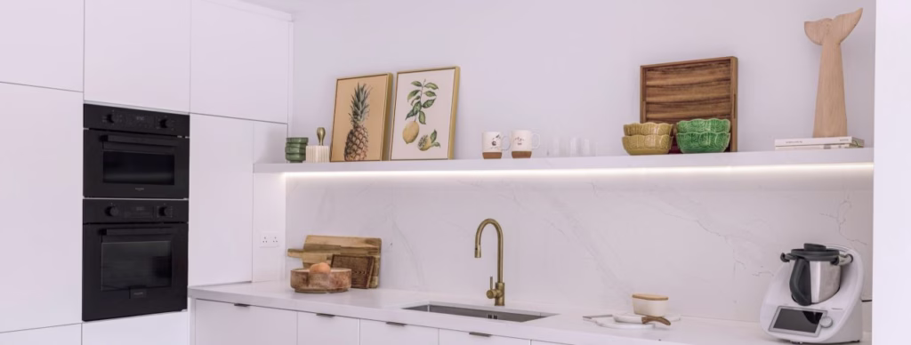 kitchen design tip: display artwork in your kitchen